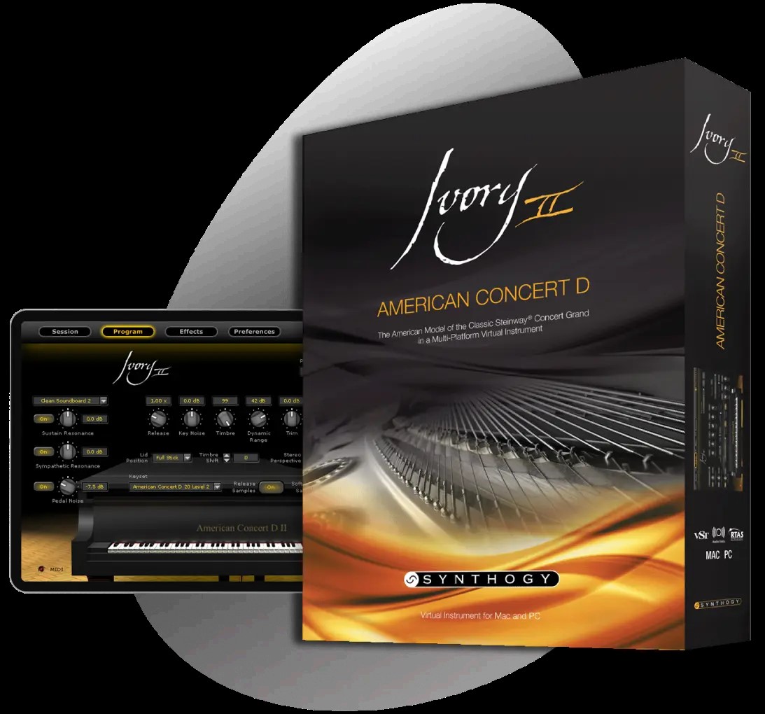 Synthogy Ivory II American  Concert  D Piano (Full Latest)